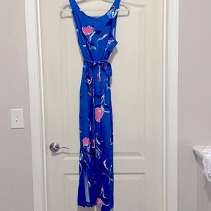 Blue flower dress